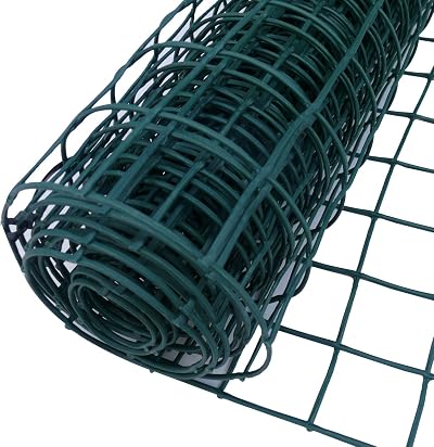 Suregreen Plastic Mesh Fencing 0.5m x 5m Green 50mm Holes Garden Netting