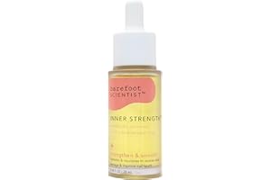 Barefoot Scientist Inner Strength Nail and Cuticle Renewal Drops, Award-Winning Cuticle Oil for Fingernails and Toenails Clear, 20 mL