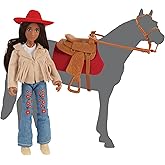 Breyer Horses Freedom Series | Sylvie - Western Rider & Tack | Model # B-FS-10719