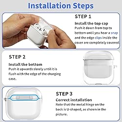 Clear Case Compatible with AirPods 4