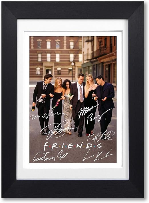 Friends Full Cast Signed Autograph Signature A4 Poster Photo Print