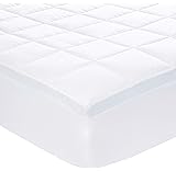 Amazon Basics Down-Alternative Gusseted Mattress Bed Topper Pad with 2-Inch Memory Foam - Full