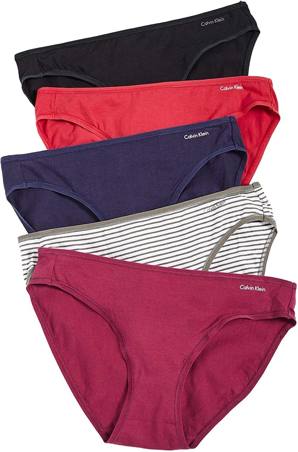 Calvin Klein Women's Cotton Stretch Logo Bikini Panty at Amazon Women’s