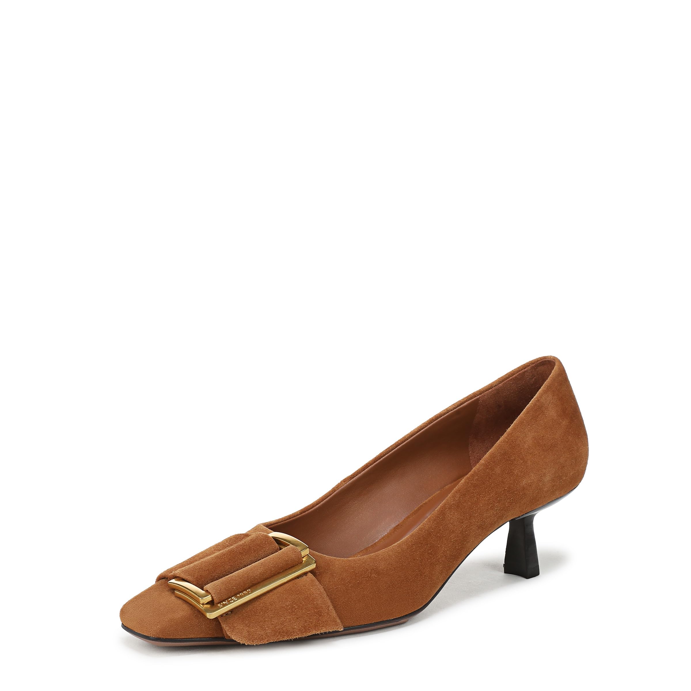 Franco Sarto Women’s Rainey Pump Saddle Brown Suede 5.5 M