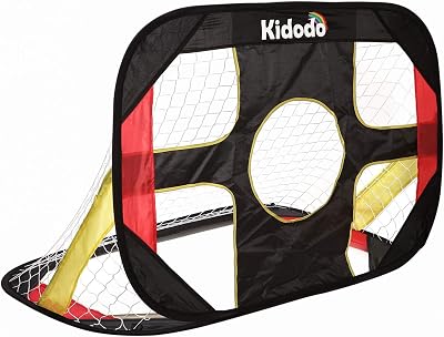 Kidodo Football Goal Posts Kids Pop Up Foldable Portable Soccer Net 100x70x70cm