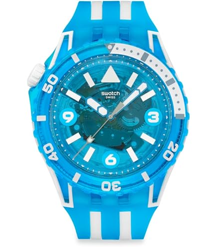 時計 Swatch BIG BOLD C-BLUE Amazon.com: Swatch Big Bold Bioceramic Lacquered Unisex Watch