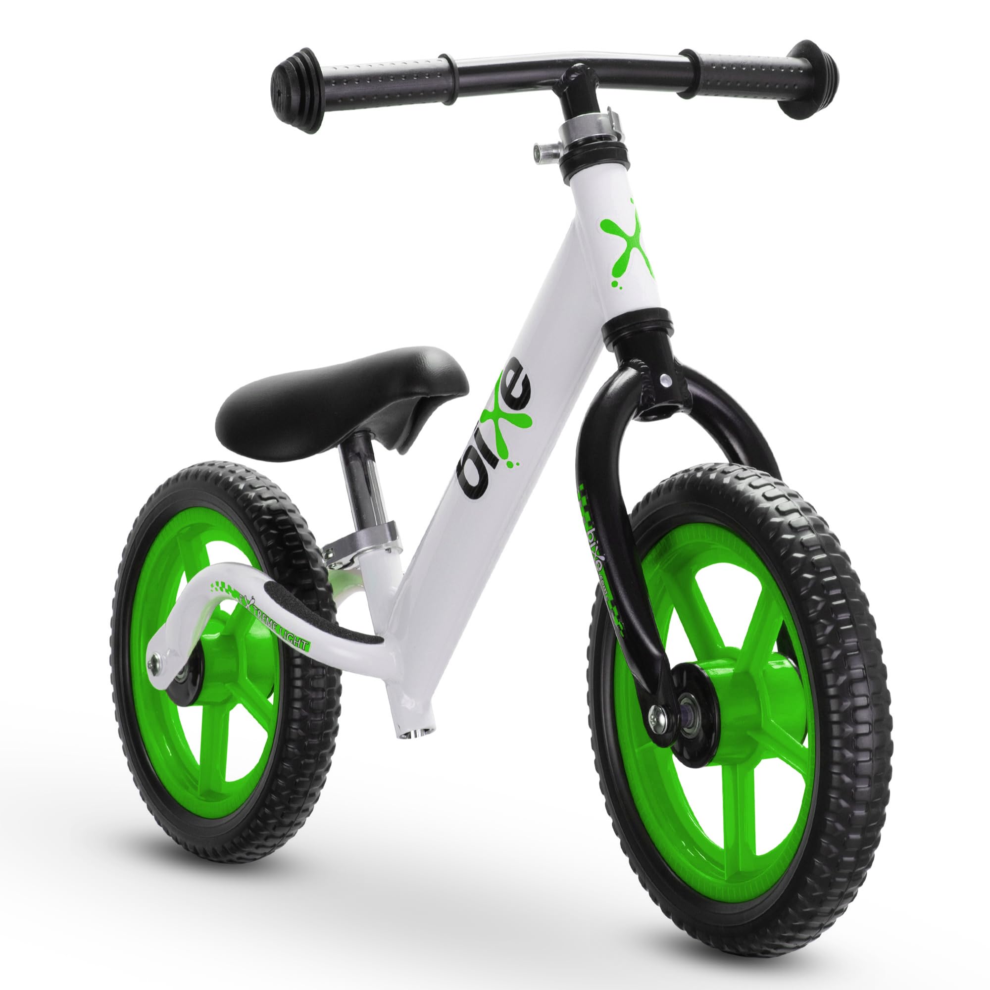 Bixe Aluminum Balance Bike for 18 Month to 6 Year Old Toddlers - 12 inch or 30.5 cm Wheels - No Pedal Kids' Training Bikes - Lightweight Bicycle for 18mth+ Boy or Girl - Green โ image 1