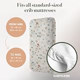 Tutti Bambini Premium Crib Sheets 2-Pack - Bamboo Jersey, Fits CoZee & All Cribs view 3