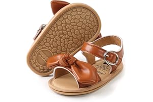 RVROVIC Baby Boys Girls Sandals Premium Soft Anti-Slip Rubber Sole Infant Summer Outdoor Shoes Toddler First Walkers