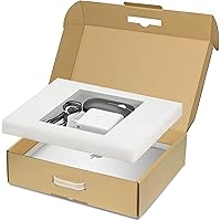 Yutrchey Laptop Shipping Box with Protection Foam for up to 17 Inches Notebook, Cardboard Laptop Box for Shipping, Secure Mai