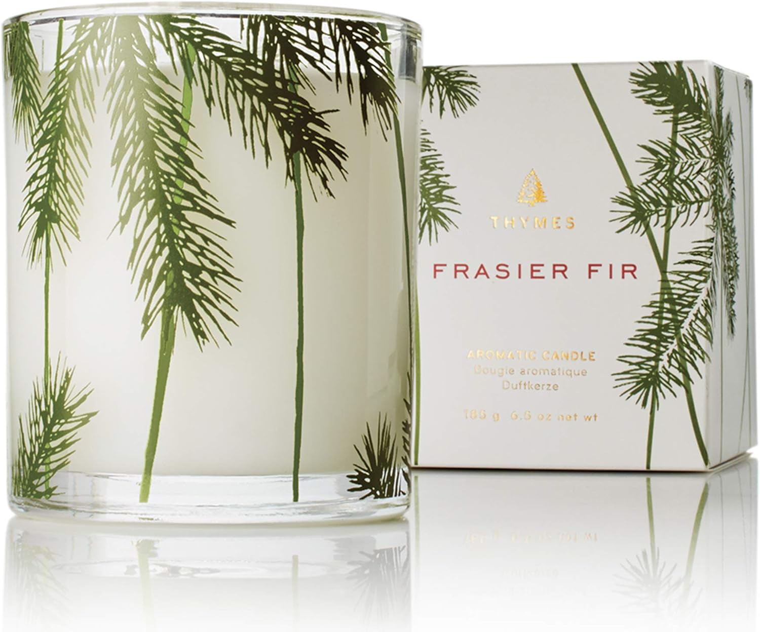 Amazon Com Thymes Pine Needle Candle 6 5 Oz Frasier Fir Home Kitchen thymes pine needle candle 6 5 oz frasier fir