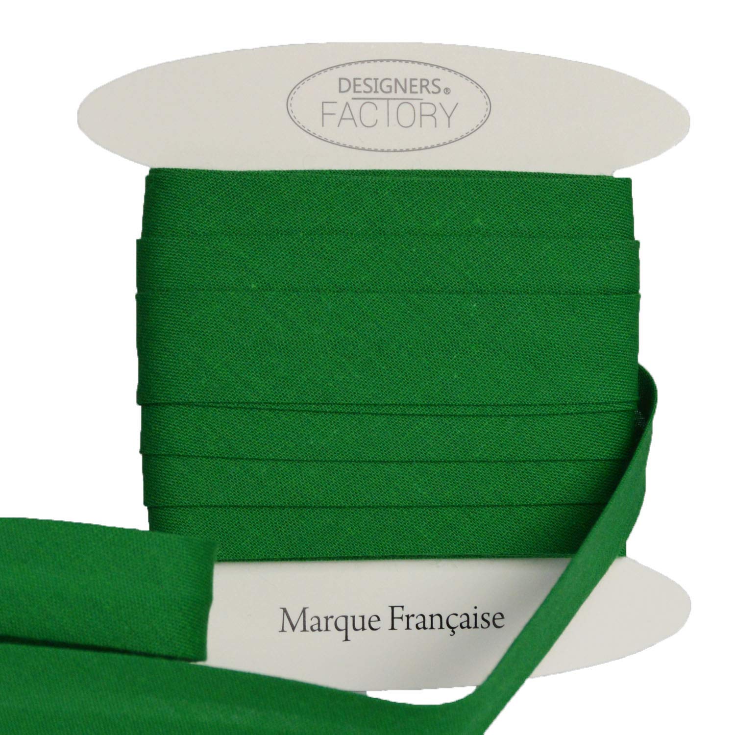 designers-factory Beautiful Quality Plain Cotton Bias Binding - Cotton Bias Binding - available in several colours and two sizes (By 5 meters, Pine green)