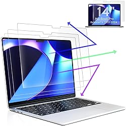 Peslv 3-Pack Anti Blue Light Screen Protector for