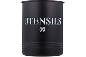 Steelware Central Utensil Holder Large Crocks Kitchen (black)