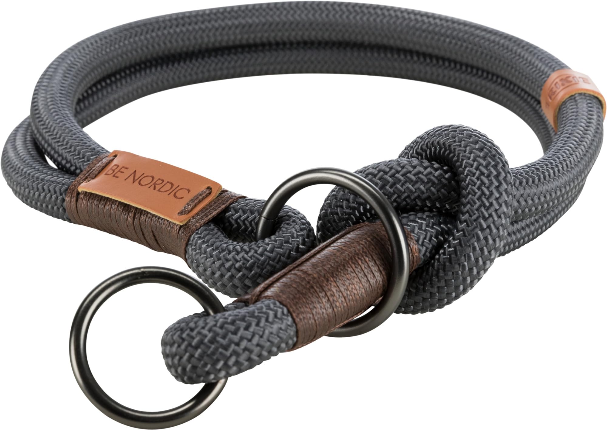 TRIXIE BE NORDIC choke, L-XL: 55 cm/ø 13 mm, dark grey/brown, 0.125 kg