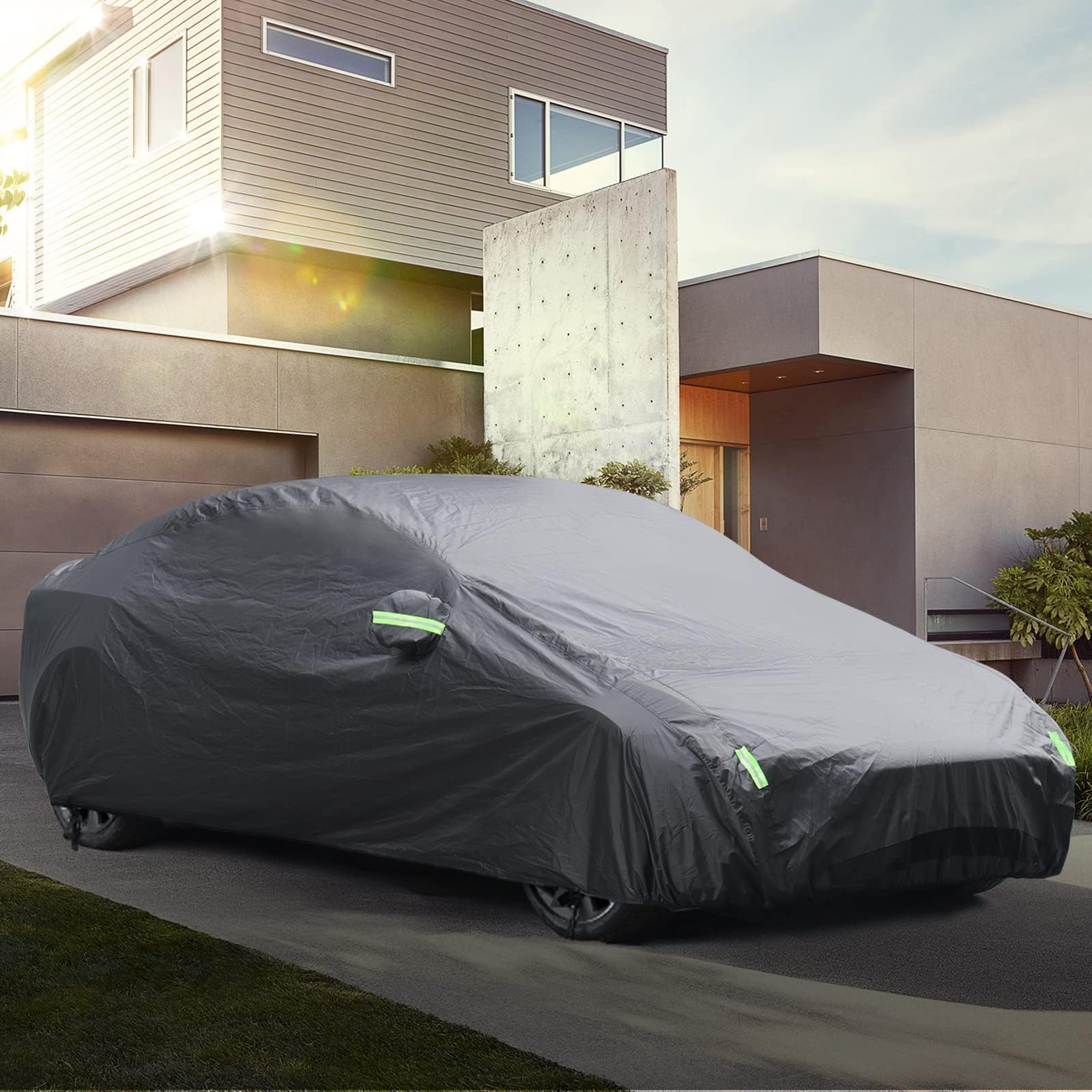 Photo 1 of BASENOR 2026 Upgrade Tesla Car Cover for Model S Model S Plaid All-Weather Waterproof UV Protection Full Exterior Accessories with Charge Port Opening & Ventilated Mesh 2012-2026