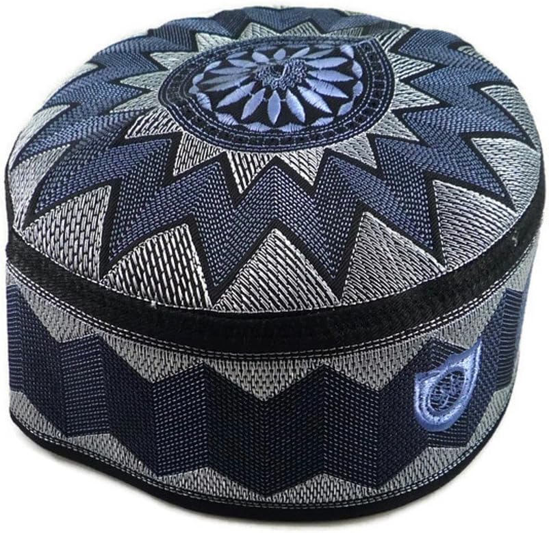 Alwee ALW006 Muslim Prayer Headware Kufi Hat Men Islam Skull Cap Ramadan Eid Gift