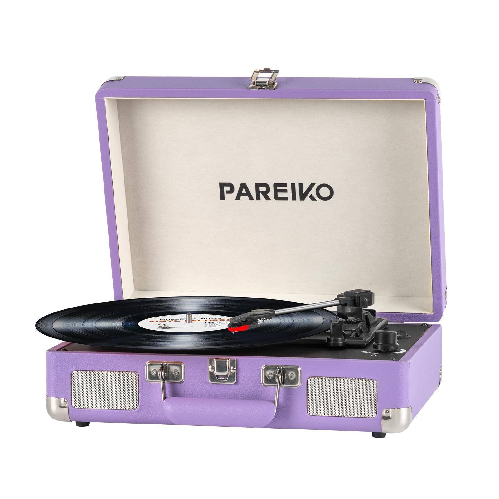 Photo 1 of Record Player 3 Speed Turntable Portable Suitcase with Bluetooth Built-in Battery Aux in RCA Line Out