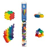 PLUS PLUS Basic Mix Tube - Mini Interlocking Building Blocks Set | Sensory Bin Fillers, Math Manipulatives, Classroom Must Haves, Kids Airplane Activities, Christmas Stocking Stuffers for Kids