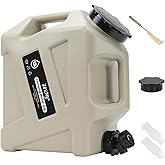 ZORMY 3.2 Gallon Camping Water Container with Spigot, Camping Water Jug, Portable Water Storage Container, BPA Free Large Emergency Water Storage for Camp, Vehicle, Car, Outdoor Hiking, Picnic