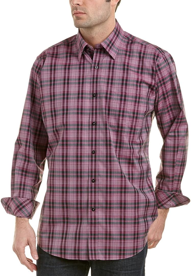 Forsyth of Canada Classic Fit NonIron Long Sleeve Multi Check Sport