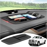 Autorder Dashboard Mat for 2011-2018 Dodge Ram 1500 2500 3500 Accessories Anti-Slip Mat Silicone Dash Mat for Ram Dash Liner Pad