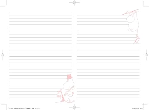 MOOMIN 手帳 2019 LITTLE MY 画像 E