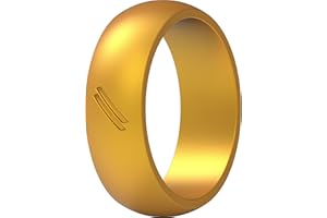 ThunderFit Silicone Wedding Ring for Men, Rubber Wedding Band - Width 8.7mm - Thickness 2.5mm