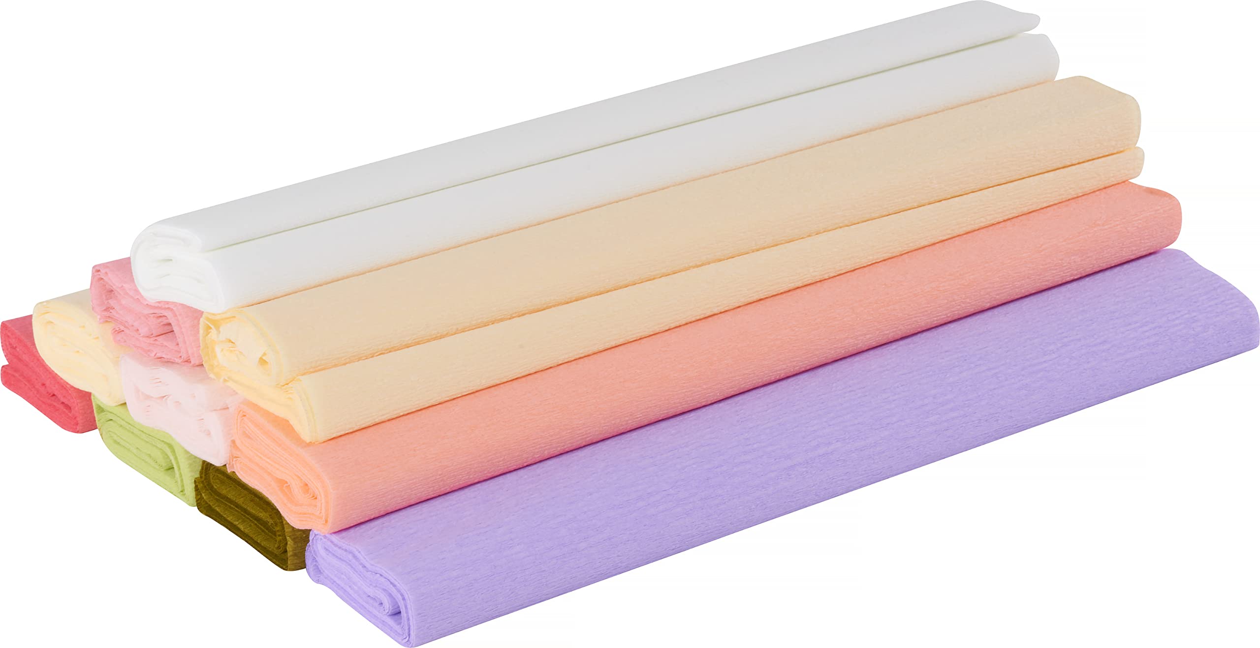 AWEHIRU Secret Garden Extra Fine Crepe Paper, 10 Rolls