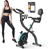 MERACH Foldable Exercise Bike 16-Level Magnetic Resistance 300lbs Capacity view 1