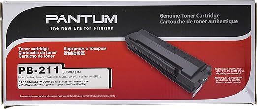 Pantum PB-211 Toner Cartridge for Pantum P2500W - P2502W - M6550NW - M6600NW - M6552NW - M6602NW 