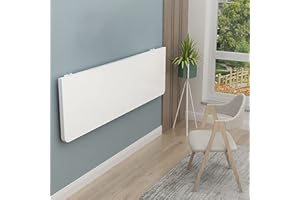 Drop Leaf Tables Fold Down Floating Desk, Wall Mounted Desk Folding Workbench, Solid Wood Mounted Floating Table, Wall Mounte