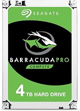 Seagate BarraCuda Pro 4 TB Internal 3.5 Inch SATA 6 Gb/s 7200 RPM HDD