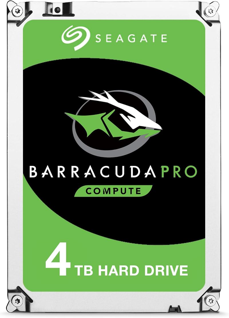 Seagate BarraCuda Pro 4 TB Internal 3.5 Inch SATA 6 Gb/s 7200 RPM HDD