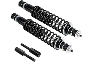 ILSKW Golf Cart Shocks For EZGO TXT Front or Rear Heavy Duty EZGO Coil Springs Shocks Fits EZGO 16" or 18" Medalist/TXT 1994+ Newer Gas or Electric, Replaces OEM#70928-G01 76418-G01 (2 pcs) Black