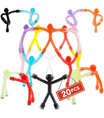 Pack De 10 Mini Imanes Hombrecitos De Silicona – Juguetes Magnéticos Antiestrés Para Niños Y Adultos