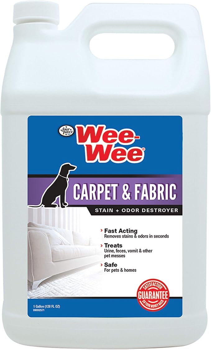 Four Paws WeeWee Pet Stain & Odor Eliminator for Urine, Carpet