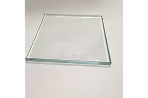 SZG 24" Square Tempered Glass Table Top - 1/4" Thick, Polished Edge - Safe Corner (24 inch)