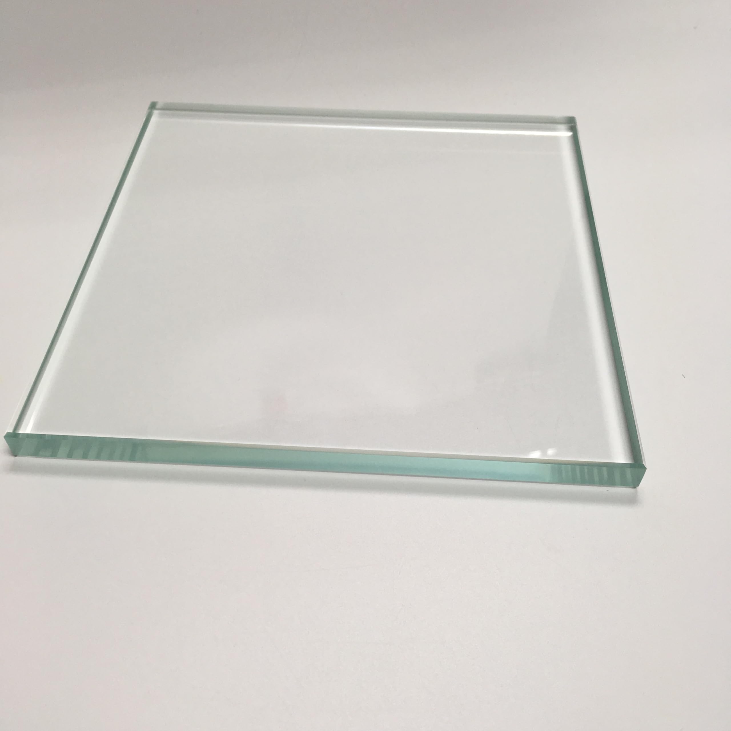 Photo 1 of 24" Square Tempered Glass Table Top - 1/4" Thick, Polished Edge - Safe Corner (24 inch)