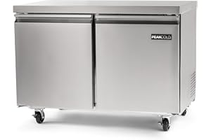 PEAKCOLD PEAK COLD Commercial Under Counter Stainless Steel Freezer; 48" W