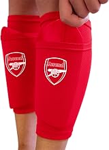 Hy-Pro Arsenal F.C. Shin Pad with Sock Sleeve XS Official Licensed
