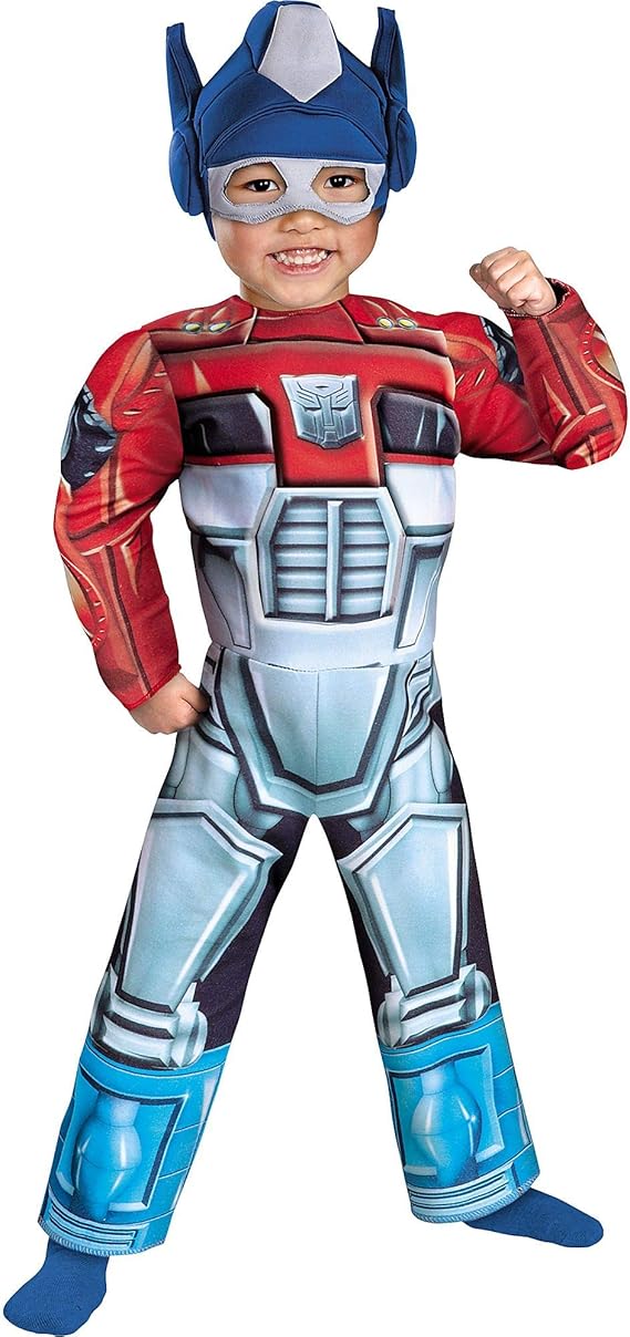 Amazon Disguise リミテッド オプティマスプライムマッスル ハロウィンコスチューム 幼児用 トランスフォーマー レスキューボット キッズコスチューム 服 ファッション小物