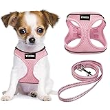 YIMEIS Dog Harness and Leash Set, No Pull Soft Mesh