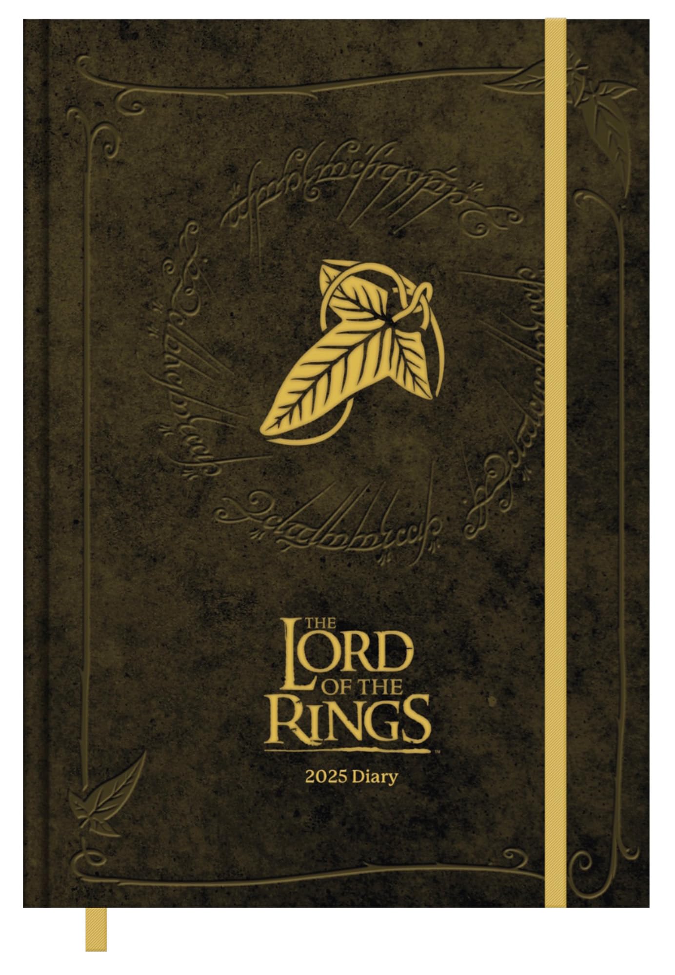 LORD OF THE RINGS 2025 A5 Diary – Epic Fantasy Design with Detailed DTP Artwork Featuring Middle-earth, Monthly & Weekly Planning Pages for Devoted Fans and Fantasy Series Enthusiasts