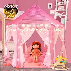 rose fairy pop up play tent