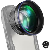 NEEWER HD 85MM Telephoto Phone Lens Only for 17mm Thread Backplate, LS-59 | 2.5X Magnification, Compatible with SmallRig NEEWER iPhone Samsung Phone Cage Case with 17mm Lens Adapter