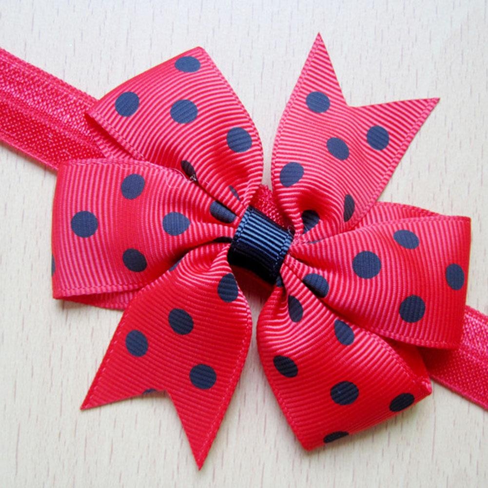 bestvech satin hairband/hair bow accessories for girl's (pack of 10)