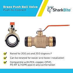 SharkBite 1-1/2 Inch Ball Valve, Push to Connect