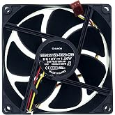 by Sunon EE92251S3-D020-C99 PVA092G12M Rear Case Computer Cooling Fan for Dell Vostro 200 400 430 460 470 Mini Tower RKC55 X755M XPS 8300 8500 8700 DC12V 3-Pin 92x92x25mm