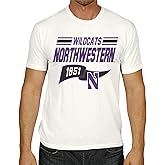 Campus Colors NCAA Adult Unisex Varsity Club Pennant T-Shirt Tag-Less, Ringspun Cotton Short Sleeve Shirts, Comfort